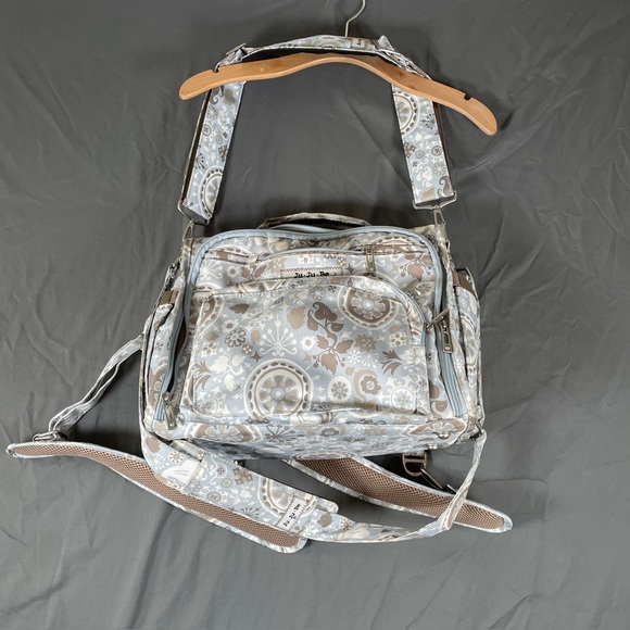Ju-Ju-Be Handbags - Ju Ju Be Diaper Bag Backpack Maternity Baby Blue Floral